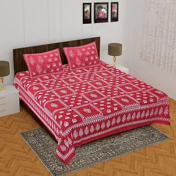 GR-Timeless Cotton Double Bedsheet Set [Low Budget...