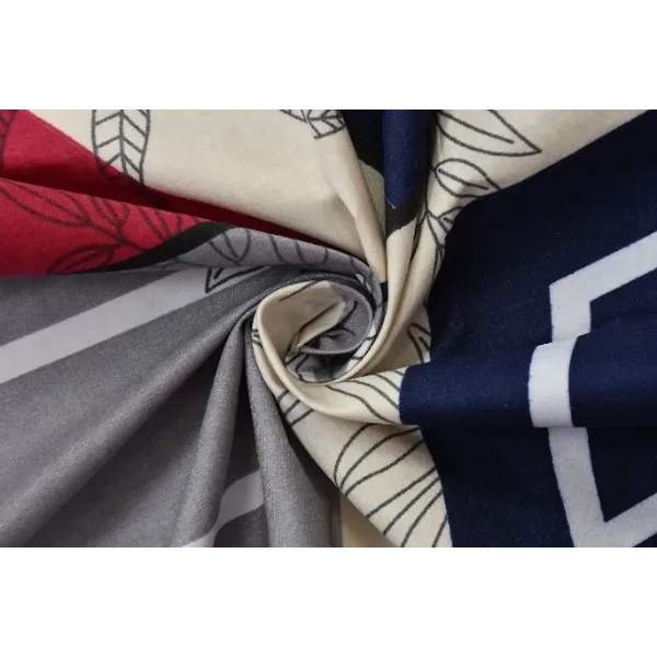 GR-Dreamy 3D Printed Cotton Double Bedsheet Set [Premium Product]
