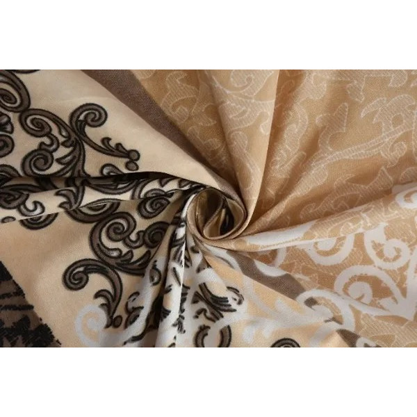 GR-Stylish 3D Printed Cotton Double Bedsheet Set [Premium Product]