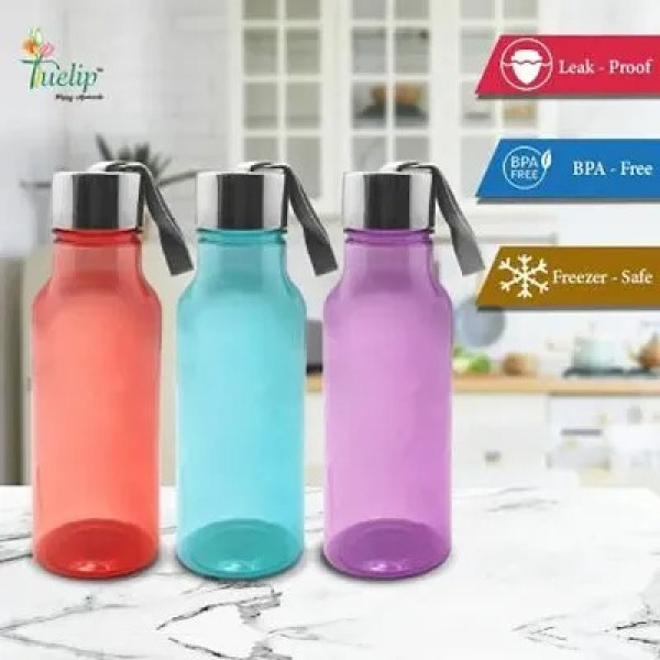 GR-Premium Plastic Water Bottle Pack of 6 [Low Budget Product]