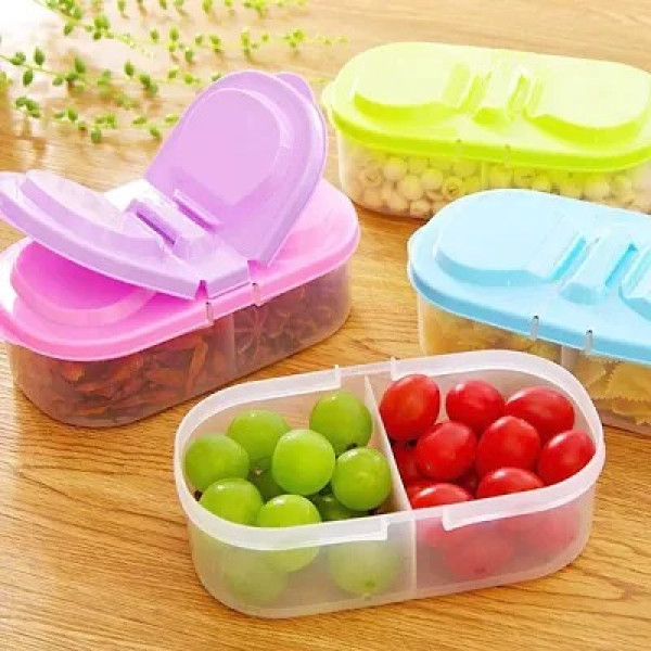 GR-2-Sided Food Storage Container Box for Fridge S...