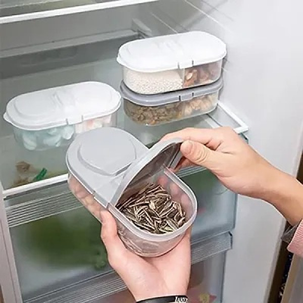 GR-2-Sided Food Storage Container Box for Fridge Storage [Low Budget Product]