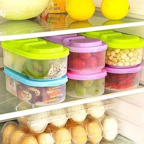 GR-2-Sided Food Storage Container Box for Fridge Storage [Low Budget Product]