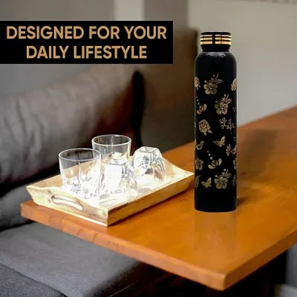 GR-Stylish Printed Water Bottle , Pack of 2 [Low Budget Product]