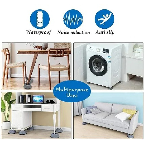 GR-Washer Dryer Anti Vibration Pad with Suction Cup Feet [Low Budget Product]