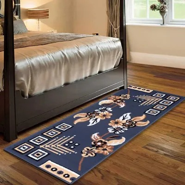 GR-Modern Polypropylene Bedside Runner Mat [Low Bu...