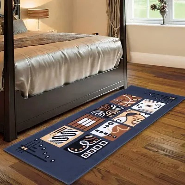 GR-Modern Polypropylene Bedside Runner Mat [Low Bu...