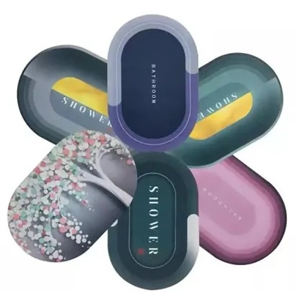 GR-Quick-Drying Water Absorbent Bathroom Mat [Low ...