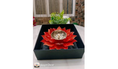 GR-Elegant Iron and Brass Kamal Patti Akhand Diya ...