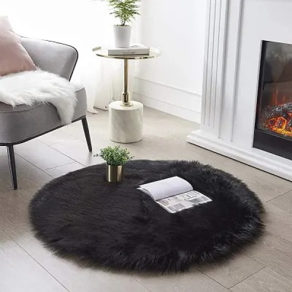 GR-Luxurious Faux Sheepskin Area Rug [Premium Prod...