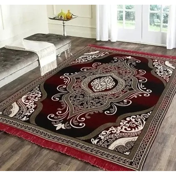 GR-Elegant Multicolored Cotton and Polyester Carpe...