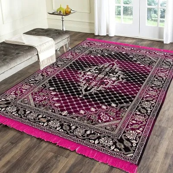 GR-Elegant Multicolored Cotton and Polyester Carpet [Low Budget Product]