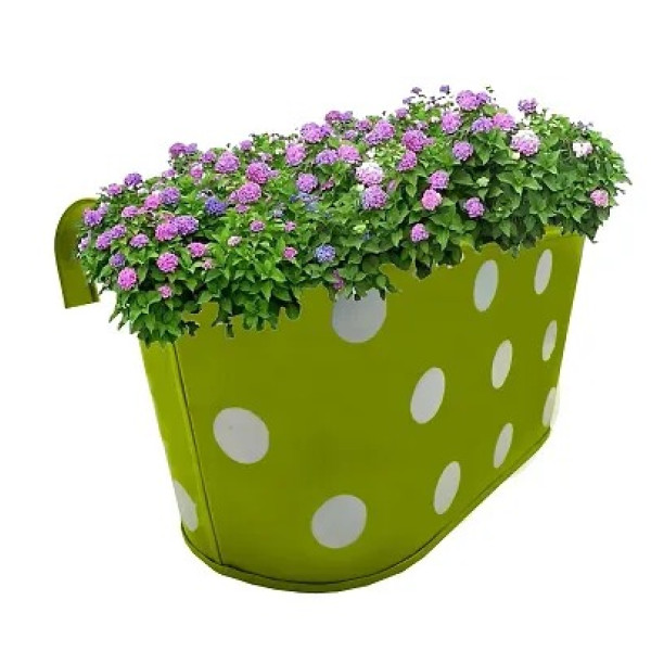 GR-Stylish Polka Dot Railing Planters [Premium Product]