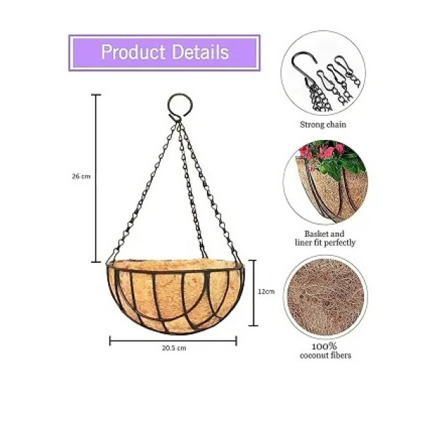 GR-Stylish Coconut Coir Hanging Baskets [Premium Product]