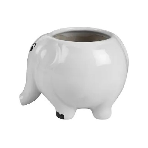 GR-Adorable Ceramic Elephant Planter [Low Budget Product]