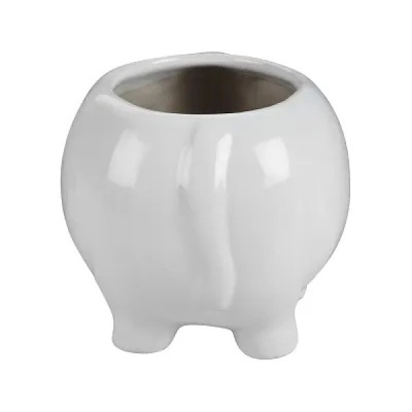 GR-Adorable Ceramic Elephant Planter [Low Budget Product]