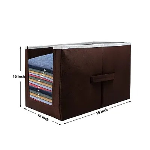 GR-Foldable Non-Woven Shirt Stacker Wardrobe Organizer [Low Budget Product]