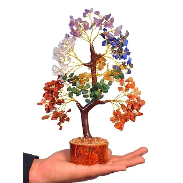 GR-Seven Chakra Crystal Tree for Positive Energy [Premium Product]