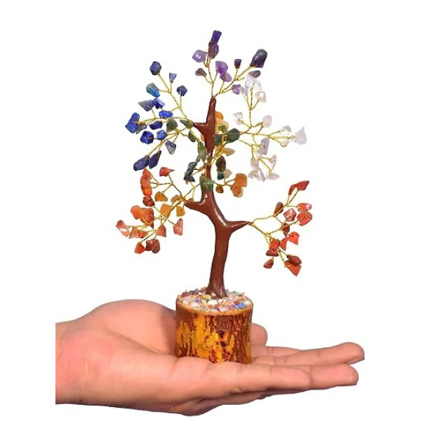 GR-Seven Chakra Crystal Tree for Positive Energy [Premium Product]