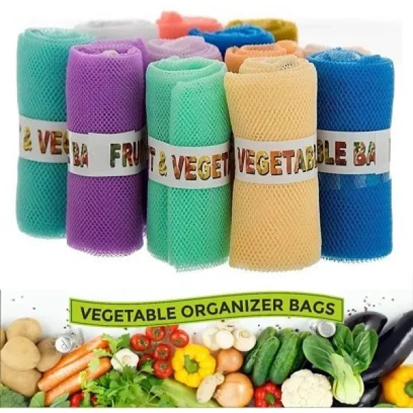 GR-Reusable Mesh Net Vegetable Storage Bags [Low Budget Product]