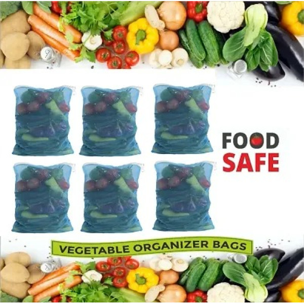 GR-Reusable Mesh Net Vegetable Storage Bags [Low Budget Product]