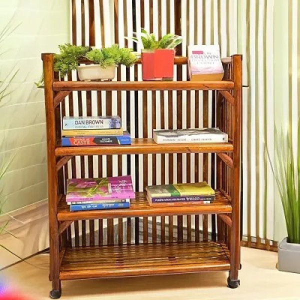 GR-Bamboo Rack for Books, Shoes, Office Files, Home, and Kitchen [Premium Product]