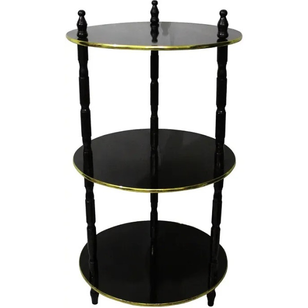 GR-Brown Color Circle Rack (12 Inch) Engineered Wo...