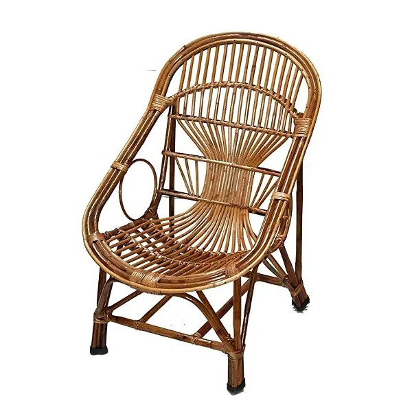 GR-Bamboo Wooden Cane Chair with Cushion [Premium Product]