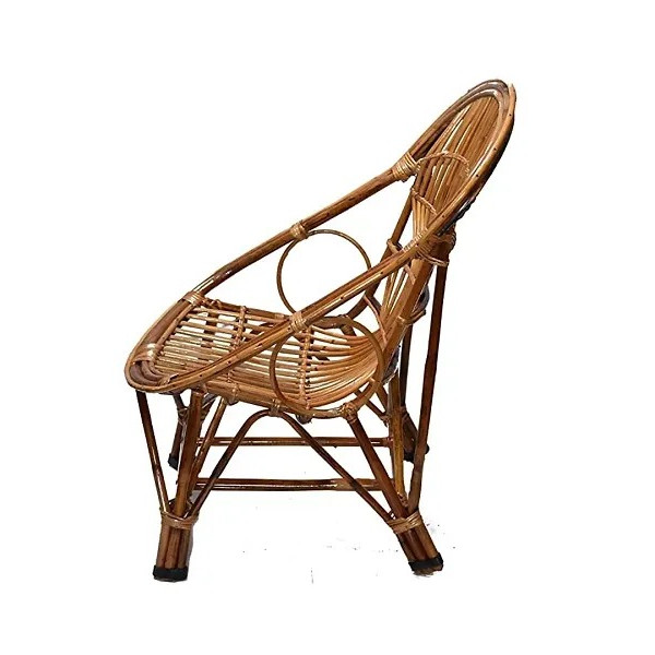 GR-Bamboo Wooden Cane Chair with Cushion [Premium Product]