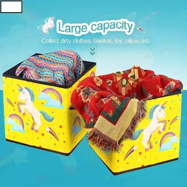 GR-Foldable Storage Ottoman Stool [Premium Product]