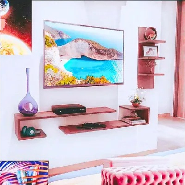 GR-MDF O-Style Wall Mounted TV Cabinet [Premium Pr...