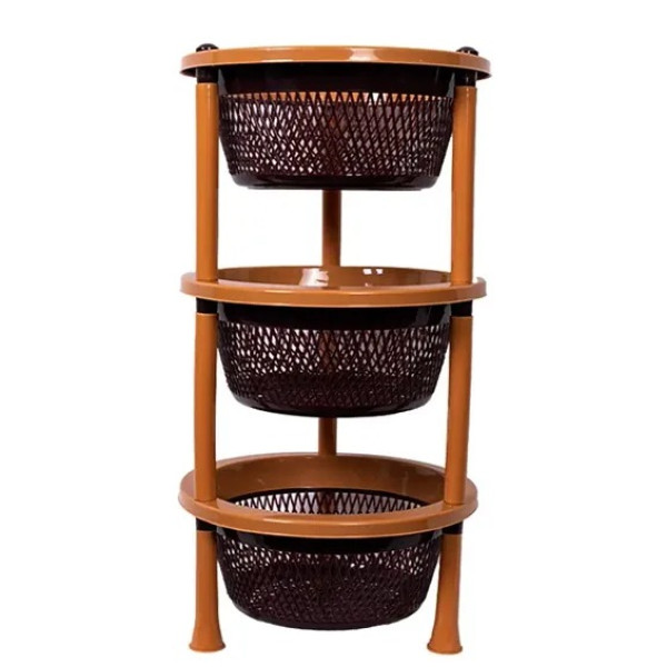 GR-Homes Storage Basket Plastic 3 Layer Kitchen St...