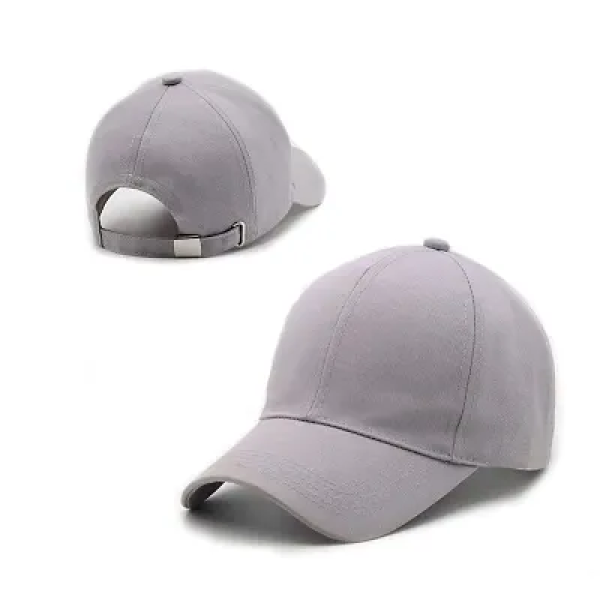 GR-Stylish Grey Adjustable Baseball Cap for Men an...