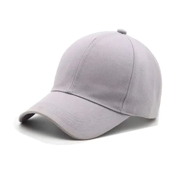 GR-Stylish Grey Adjustable Baseball Cap for Men and Boys [Low Budget Product]