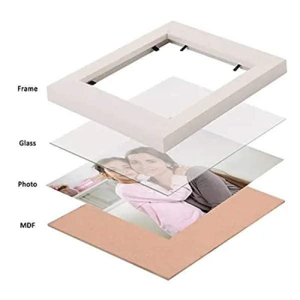 GR-Stuthi Arts Wood Photo Frame with Glass 5x7 - 9 Unit Multicolor Set [Low Budget Product]