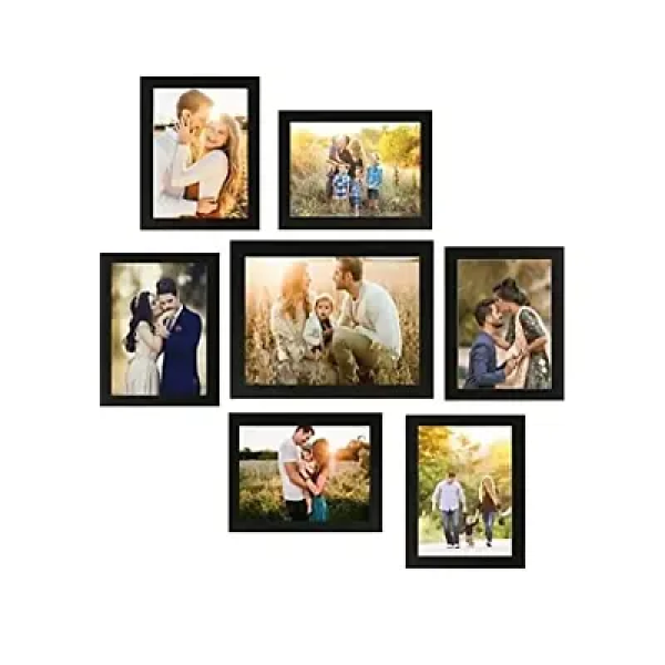 GR-Stuthi Arts Wall Photo Frame 7 Collage Photo Frames Black [Premium Product]