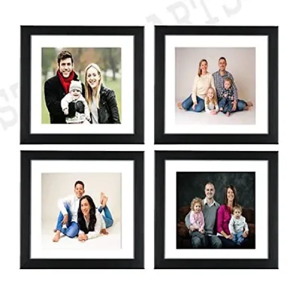 GR-Stuthi Arts Wood Set of 4 Individual Wall Photo...