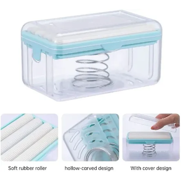 GR-Multifunctional Soap Dish with Foam-up Roller D...