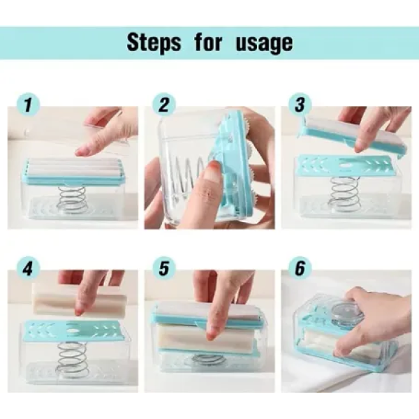 GR-Multifunctional Soap Dish with Foam-up Roller Drainage System [Premium Product]