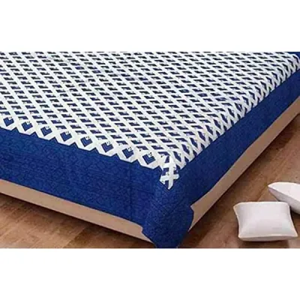 GR-High-Quality DRAVY HANDICRAFTS Double Bedsheet - Rajasthani Jaipuri Traditional Printed Bedspread [Low Budget Product]