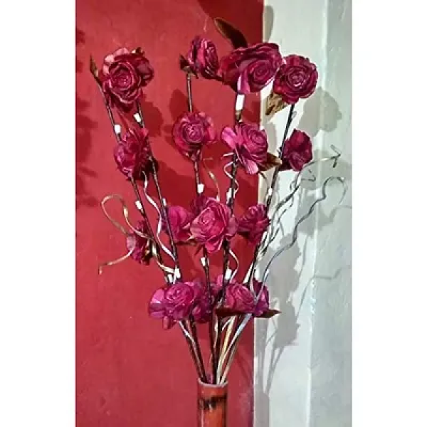 GR-Exquisite Handmade Solapit Rose Flower and Dry ...