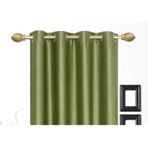 GR-152 cm (5ft) Window Curtains (Green, Pack of 3) [Premium Product]