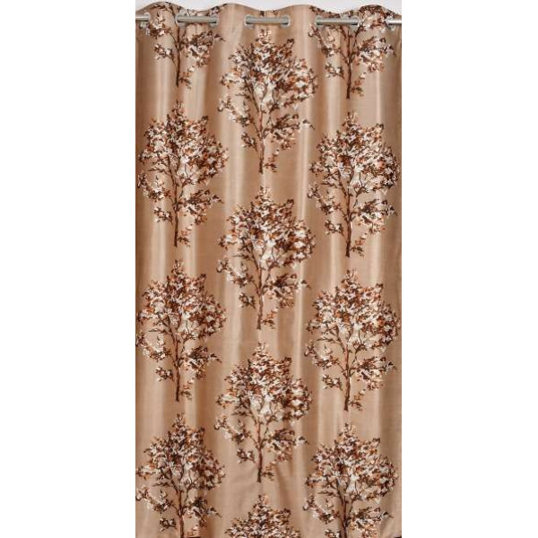 GR-274 cm (9ft) Long Door Curtains (Brown, Pack of 2) [Premium Product]