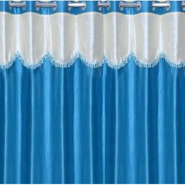 GR-152 cm (5ft) Window Curtains (Blue, Pack of 2) [Premium Product]