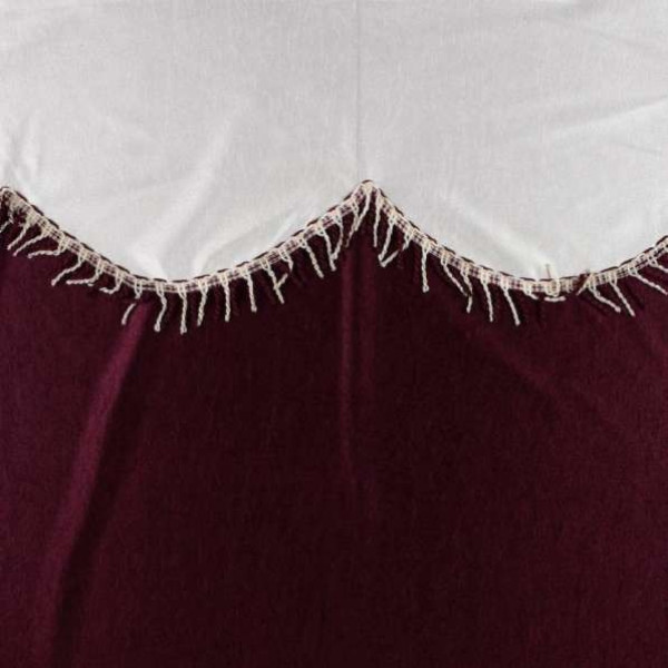 GR-213 cm (7ft) Door Curtains (Maroon, Pack of 2) [Premium Product]