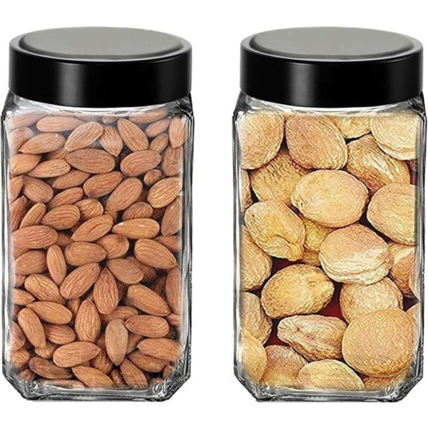 GR-Antique Buyer Glass Grocery Container - 1000 ml...