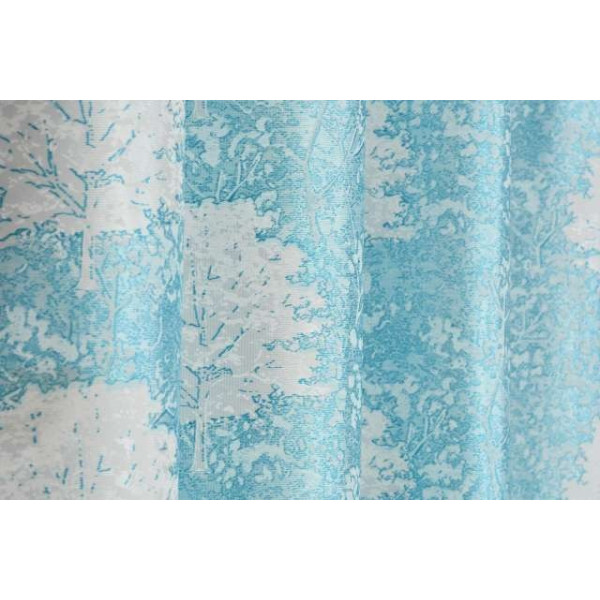 GR-183.5 cm (6ft) Window Curtain (Teal) [Low Budget Product]