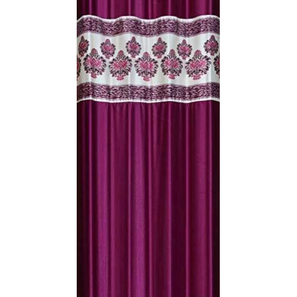 GR-213.36 cm (7ft) Door Curtain (PURPLE) [Low Budget Product]