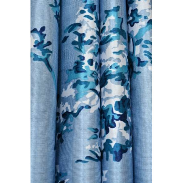 GR-154 cm (5ft) Window Curtain (Blue) [Low Budget Product]