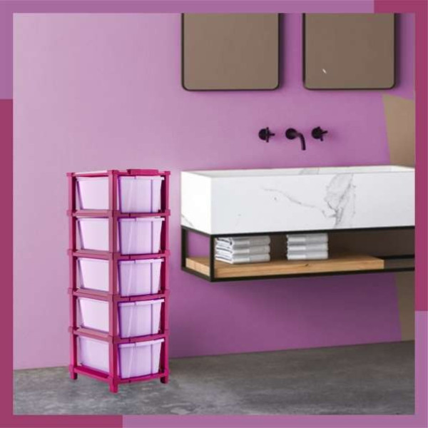 GR-Plastic Fruits & Vegetables Kitchen Rack [Premium Product]